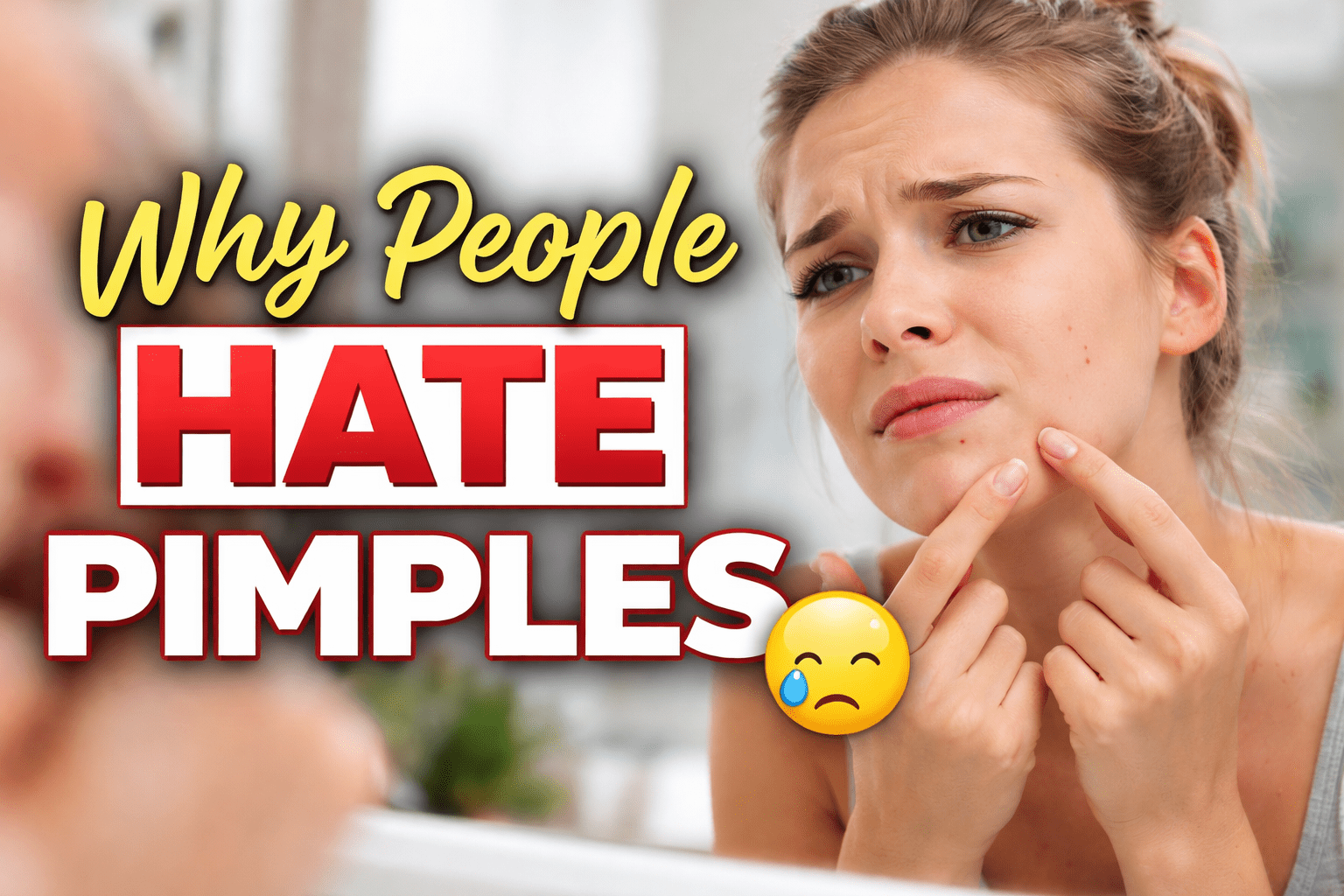 why people dislike pimples and acne confidence problem